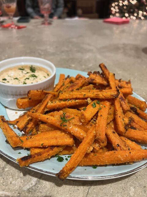 Parmesan Crusted Carrot Fries