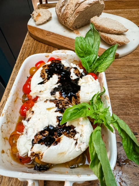 Heirloom Tomatoes with Burrata Recipe