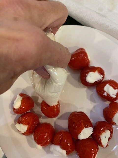 Goat Cheese Stuffed Peppadews