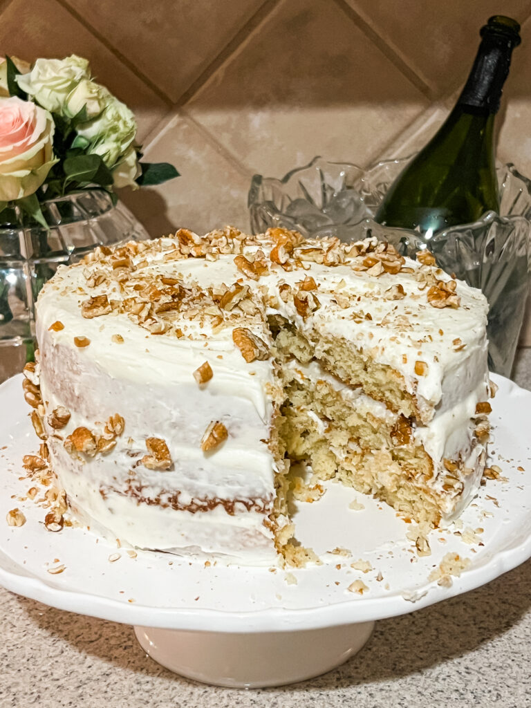 Italian Cream Cake for Easter