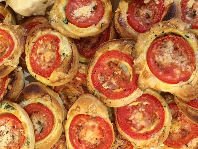 Tomato Basil Tartlets