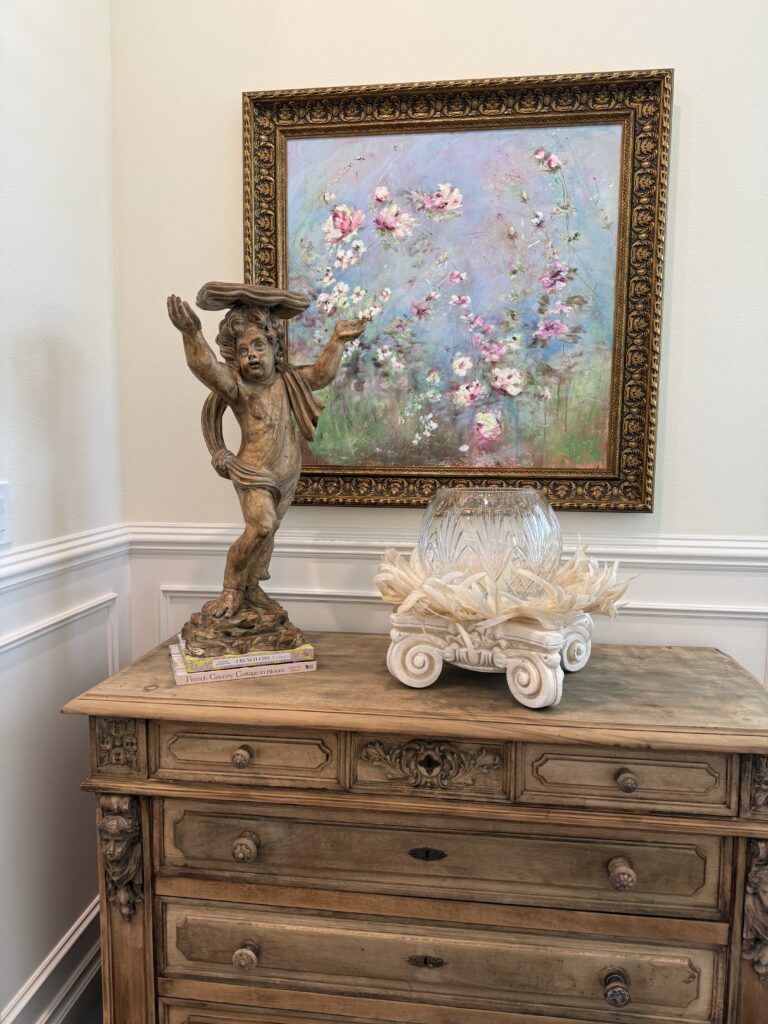 Darling cherub with this stunning piece of artwork by my favorite French artist