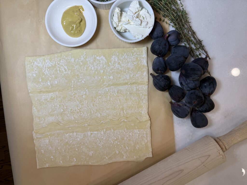 Fig, Goat Cheese & Walnut Tart Recipe
