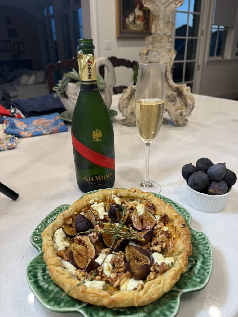 Fig, Goat Cheese & Walnut Tart Recipe